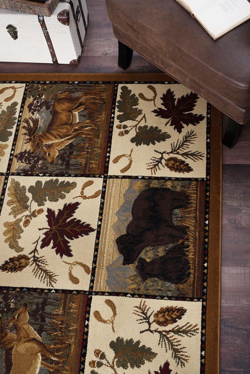 Americana 6610 Multi Area Rug Corner 2 Americana 6610 Multi Area Rug Corner 2