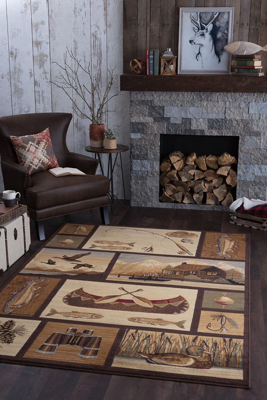 Americana 6620 Multi Area Rug Room Scene Americana 6620 Multi Area Rug Room Scene