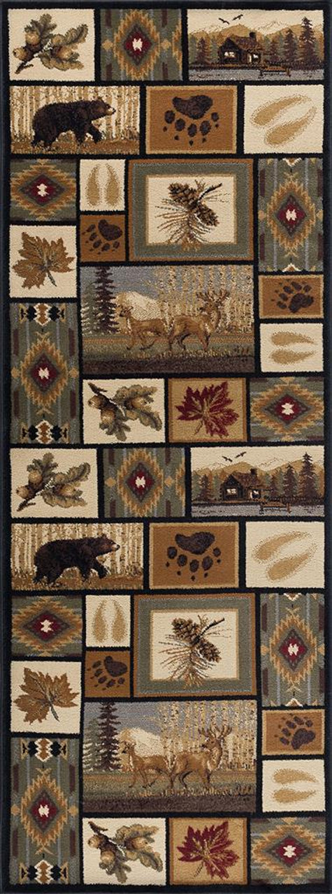 Americana 6660 Multi Runner Area Rug Americana 6660 Multi Runner Area Rug