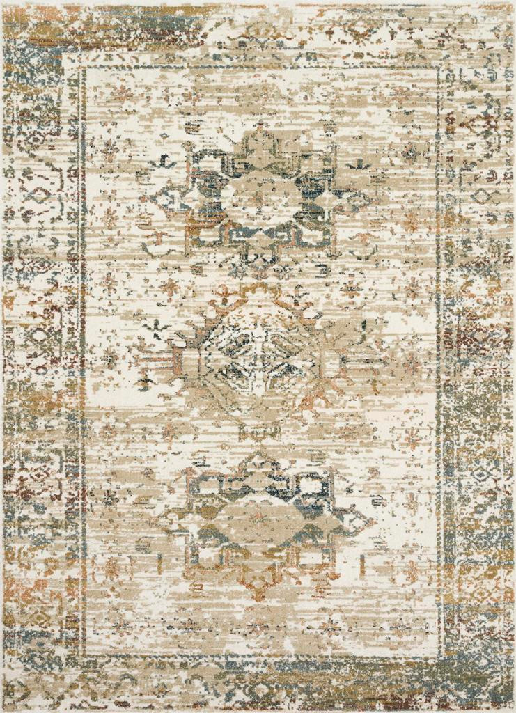 James JAE-02 Ivory/Multi Area Rug - Magnolia Home by Joanna Gaines