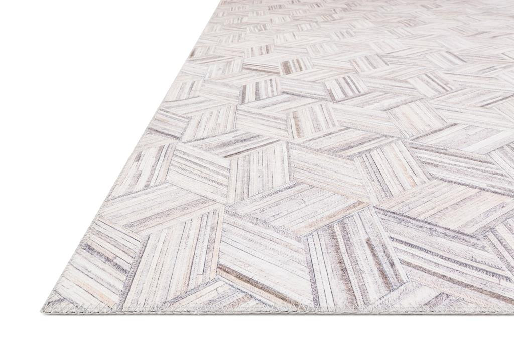 Loloi II Maddox MAD-07 Lt Grey/Ivory Area Rug Angle