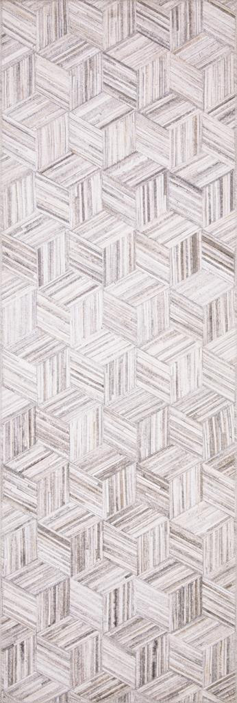 Loloi II Maddox MAD-07 Lt Grey/Ivory Runner Area Rug