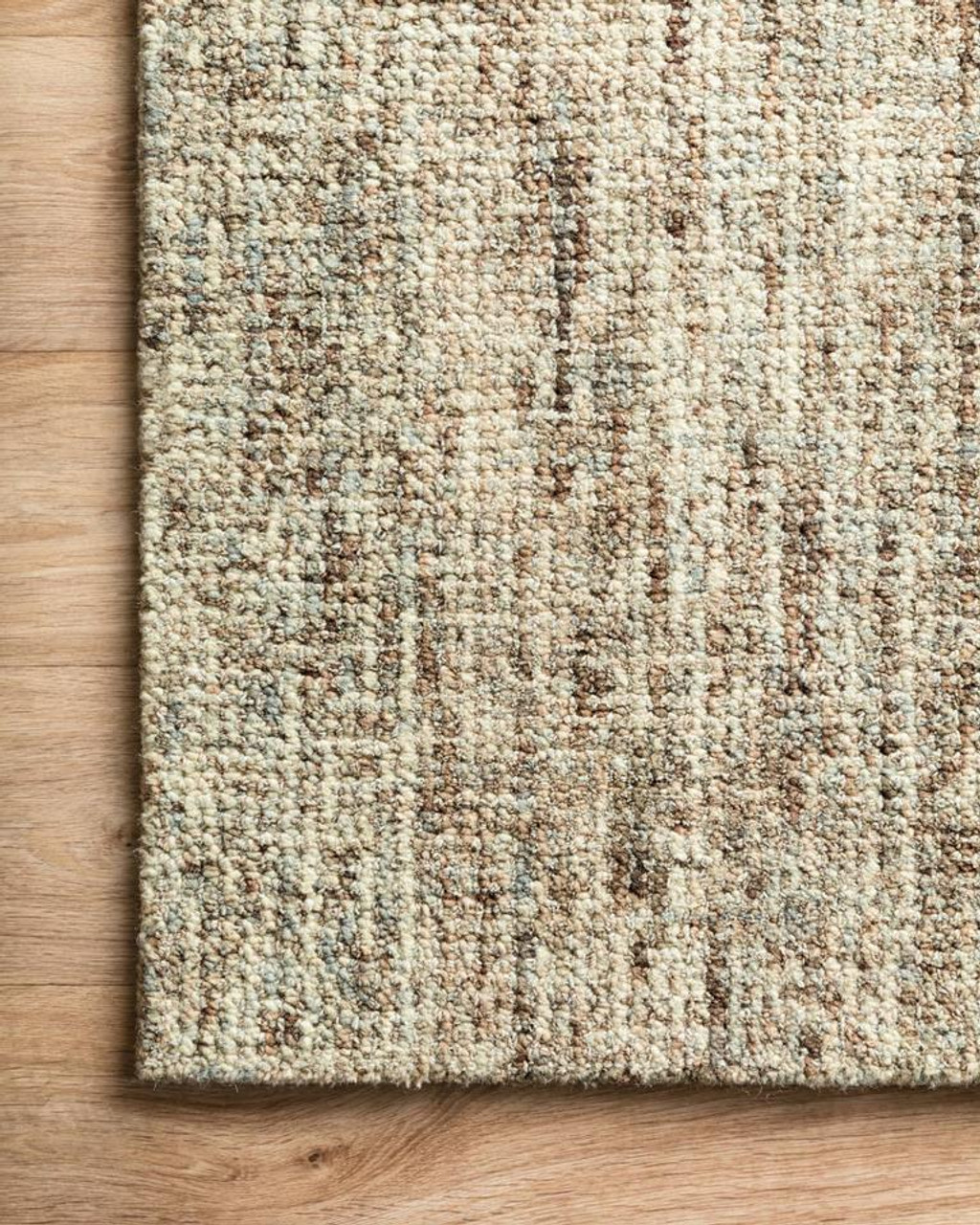 Loloi Harlow HLO-01 Mocha/Mist Area Rug Corner