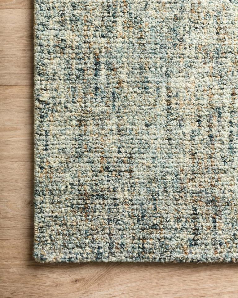 Loloi Harlow HLO-01 Ocean/Sand Area Rug Corner