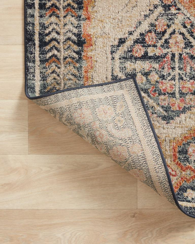 Loloi II Jocelyn JOC-05 Navy/Multi Area Rug Backing