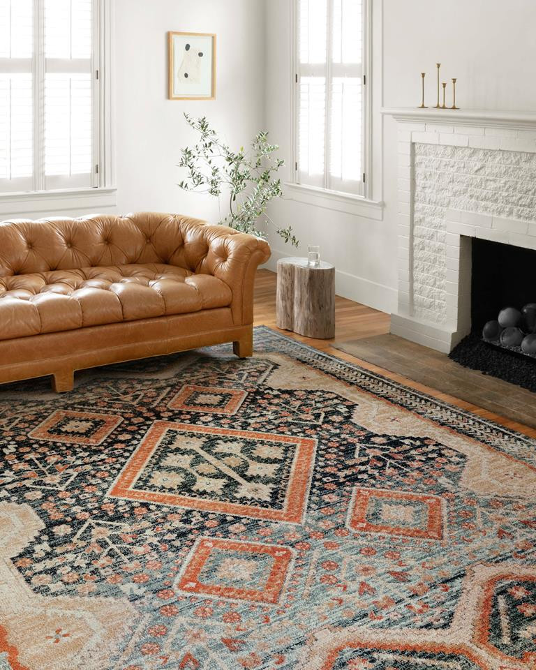 Loloi II Jocelyn JOC-05 Navy/Multi Area Rug Room Scene