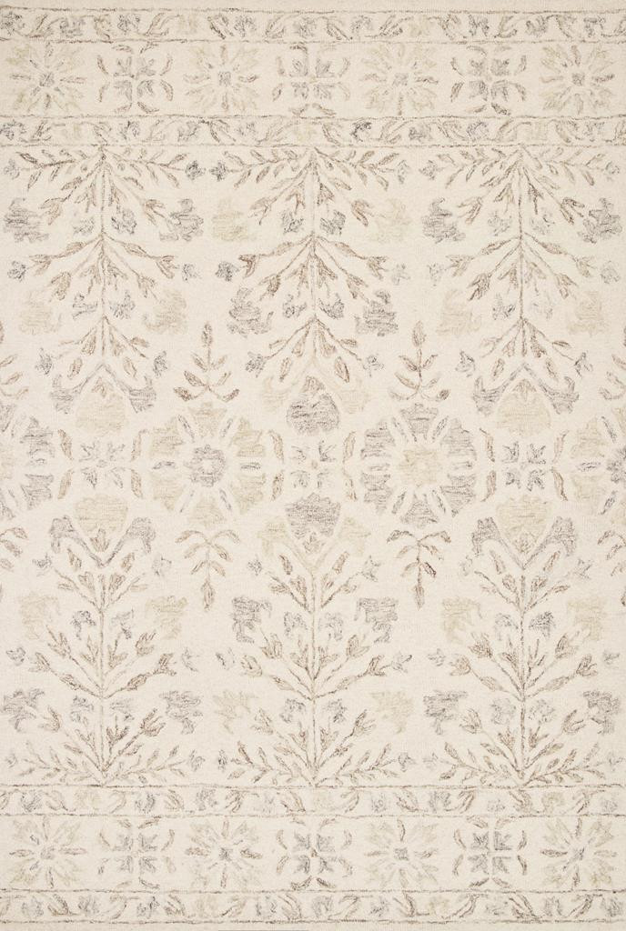 Loloi Norabel NOR-02 Ivory/Neutral Area Rug - Carpet & Tile Mart