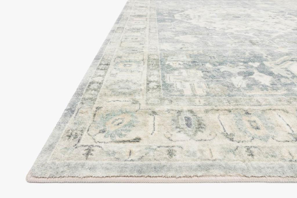 Loloi II Rosette ROS-07 Denim/Fog Area Rug - Carpetmart.com
