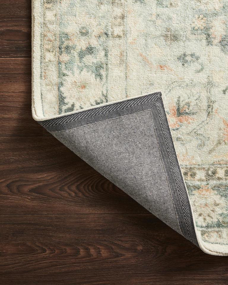 Loloi II Rosette ROS-08 Teal/Ivory Area Rug - Carpetmart.com