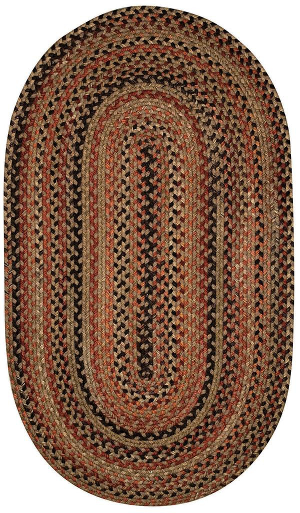 Capel Rugs Homecoming 0048-700 Chestnut Brown Area Rug Oval