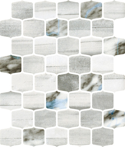 Coastline Big Sur White Lantern Glass Mosaic Tile - Carpet & Tile Mart