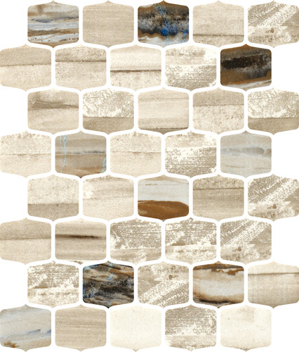 Coastline La Jolla Beige Lantern Glass Mosaic Tile - Carpet & Tile
