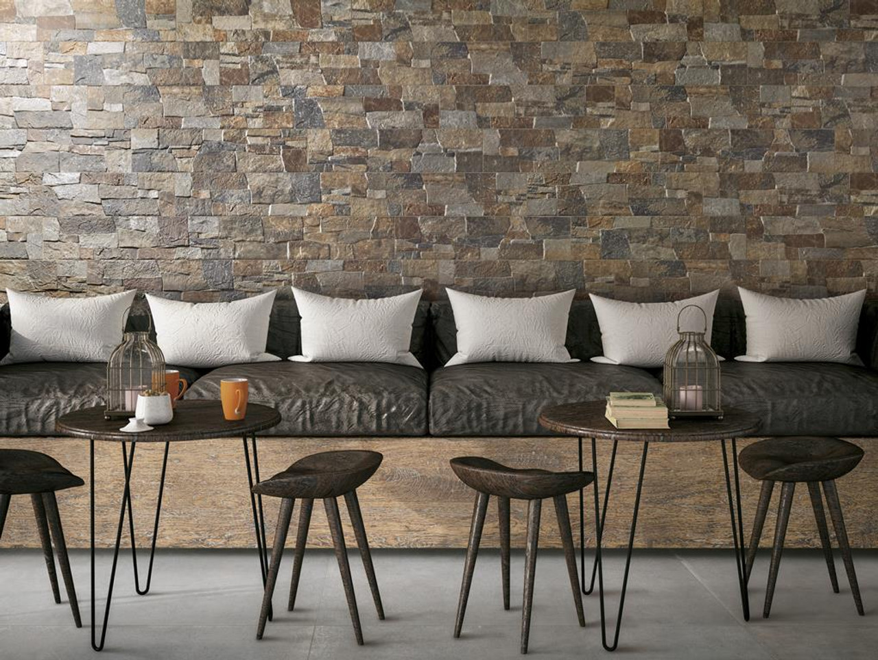 Lyon Red 6" X 24" Porcelain Tile