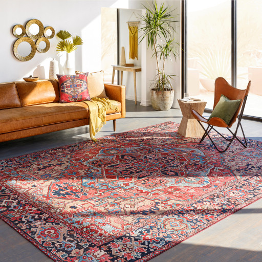 Surya Iris IRS-2310 Red Area Rug - Carpet & Tile Mart