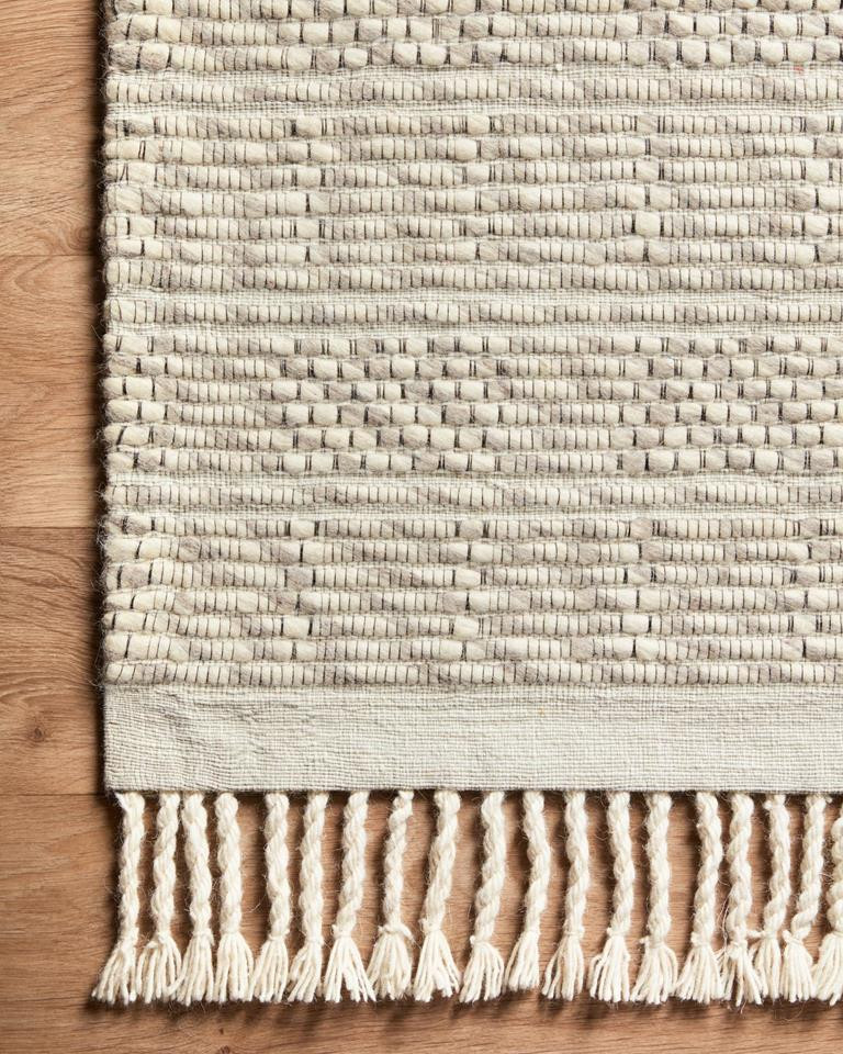 Myra MYR-03 White Natural Area Rug - Magnolia Home by Joanna