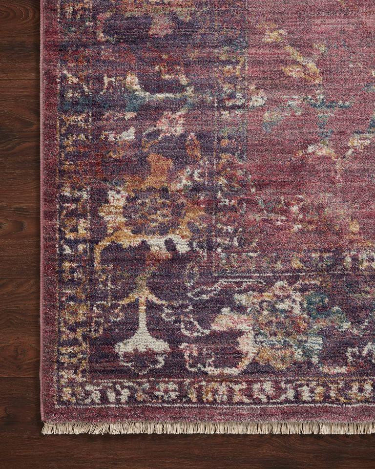 Loloi Giada GIA-02 Grape Multi Area Rug Corner