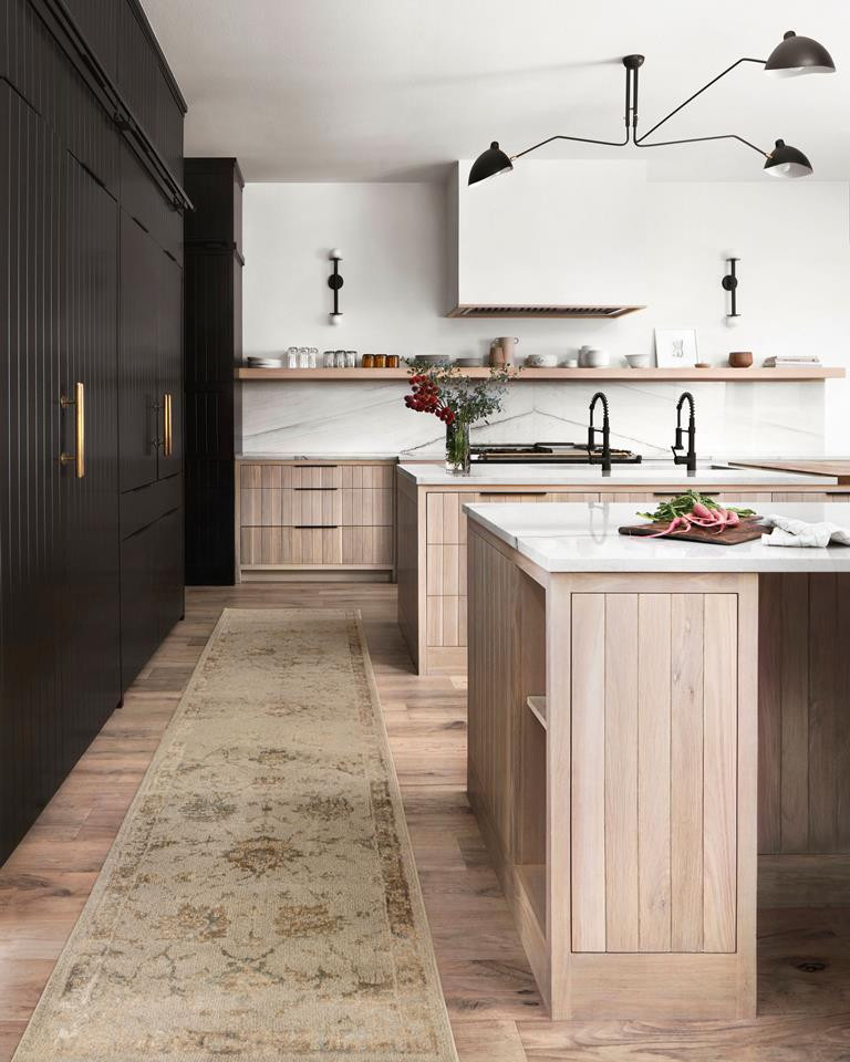 Loloi Giada GIA-05 Silver Sage Runner Area Rug Room Scene