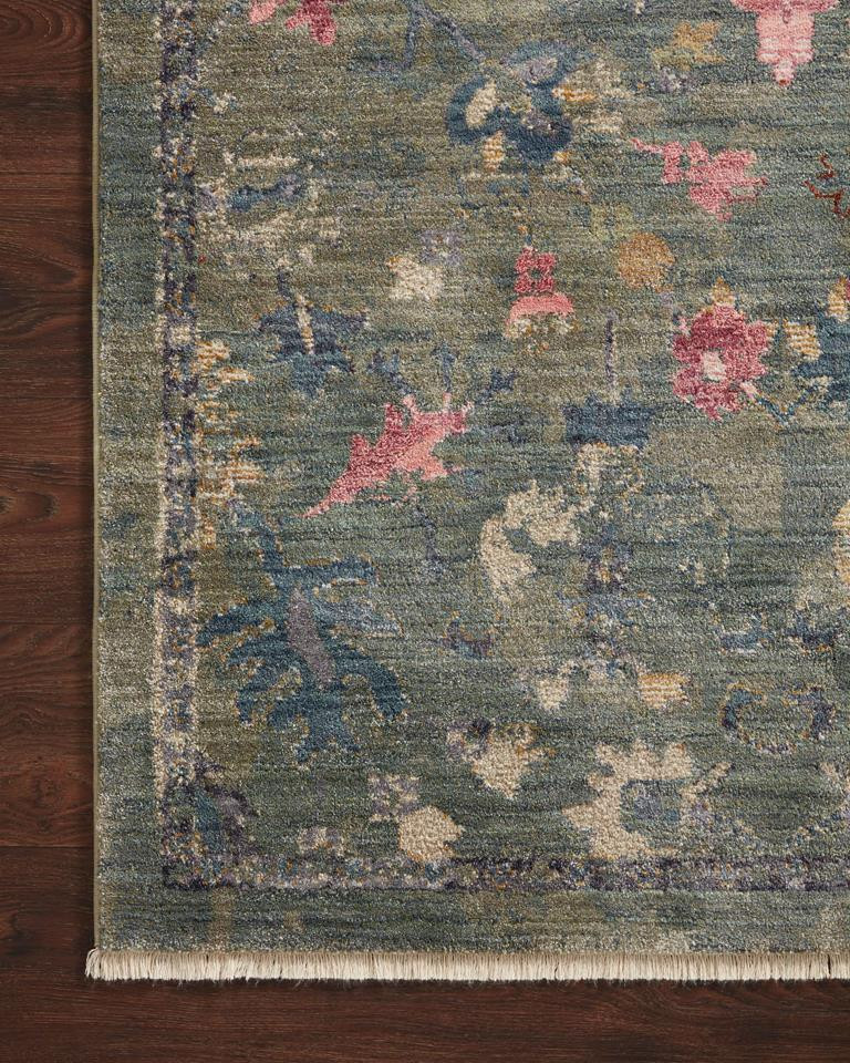 Loloi Giada GIA-06 Lagoon Multi Area Rug Corner