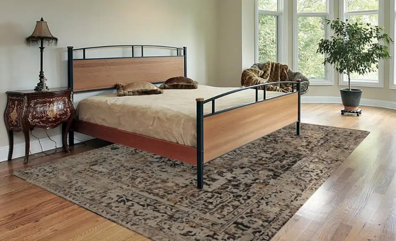 Loloi Leigh LEI-03 Charcoal Taupe Area Rug Room Scene