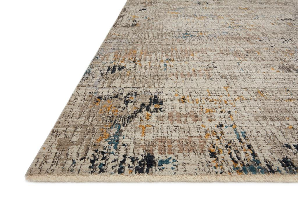 Loloi Leigh LEI-06 Ivory Granite Area Rug Angle