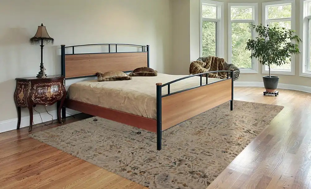 Loloi Leigh LEI-07 Ivory Straw Area Rug Room Scene