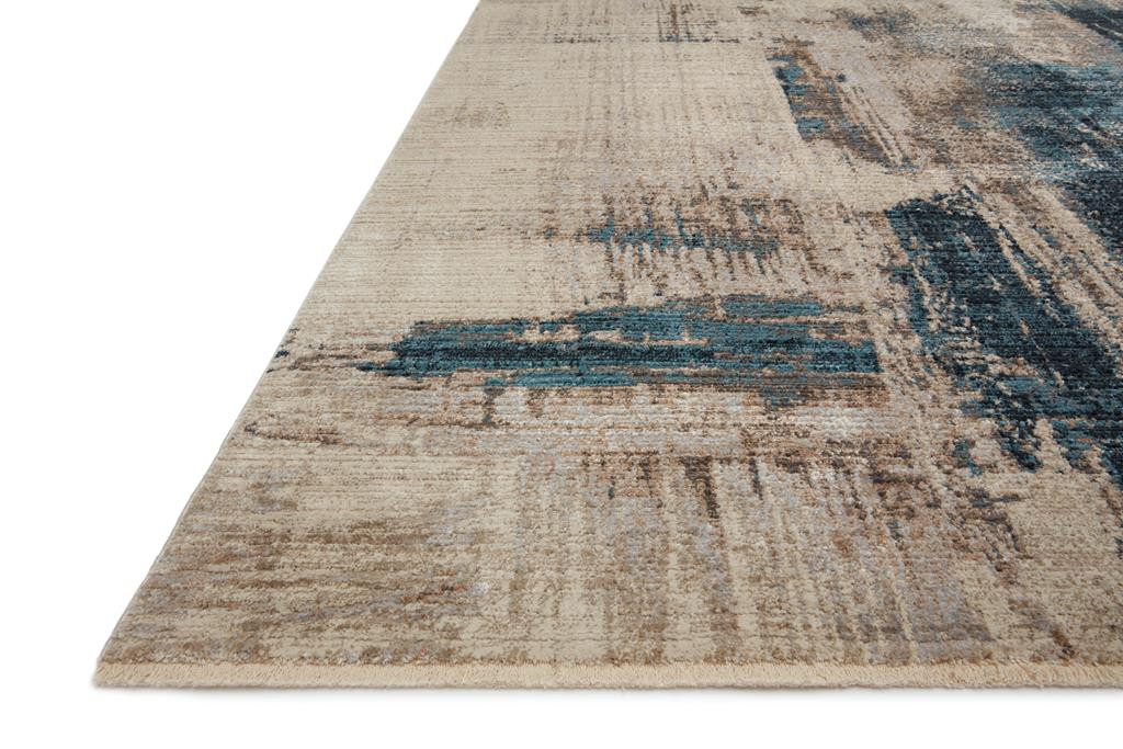 Loloi Leigh LEI-08 Slate Denim Area Rug Angle