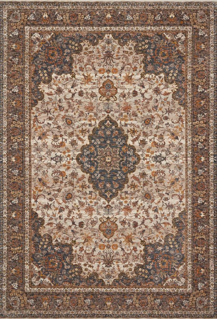 Loloi Lourdes LOU-01 Natural Ocean Area Rug