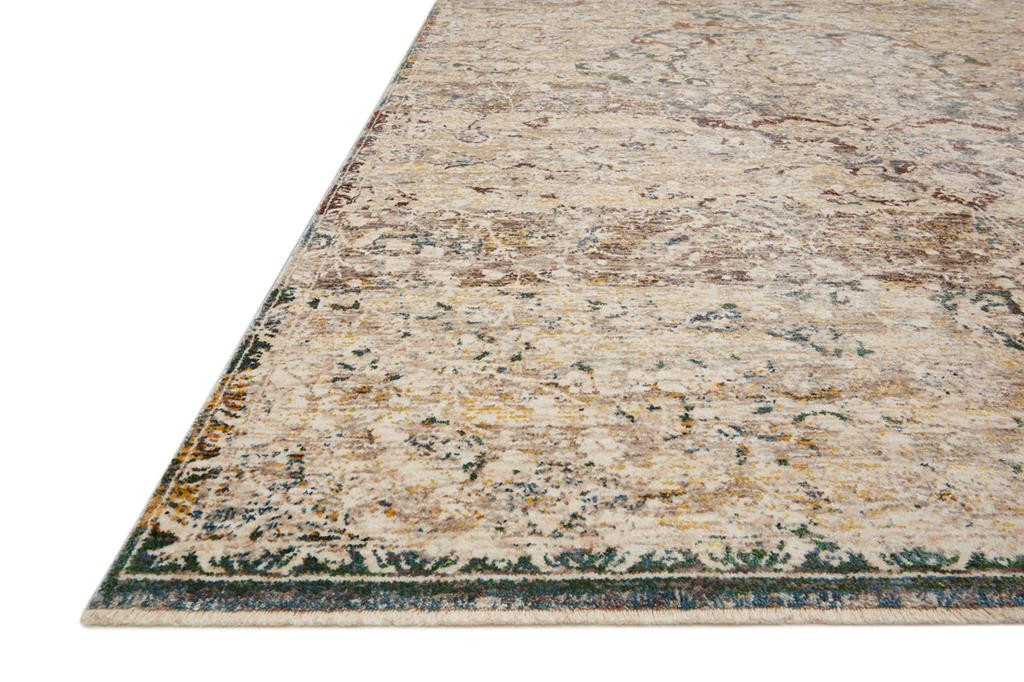Loloi Lourdes LOU-06 Ivory Multi Area Rug Angle