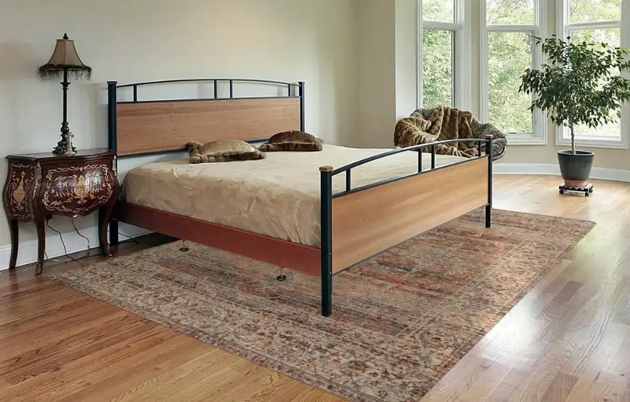 Loloi Lourdes LOU-07 Tangerine Ocean Area Rug Room Scene