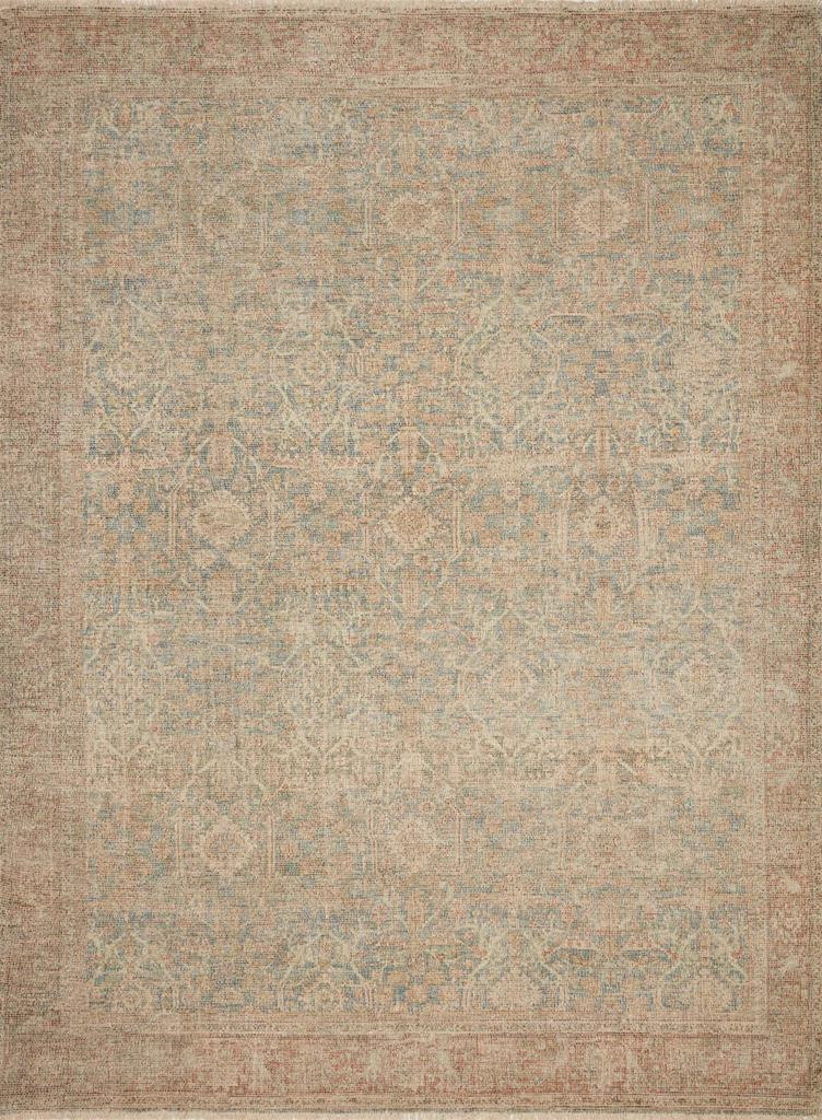 Loloi Priya PRY-06 Denim Rust Area Rug