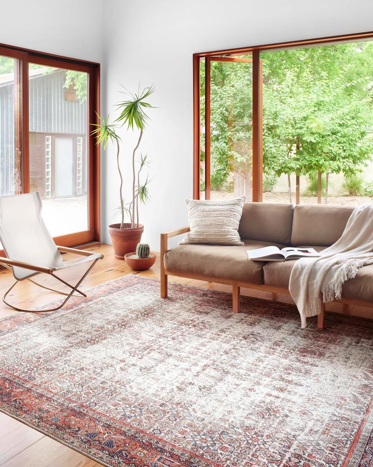 Loloi II Layla LAY-12 Ivory Brick Area Rug - Carpetmart.com