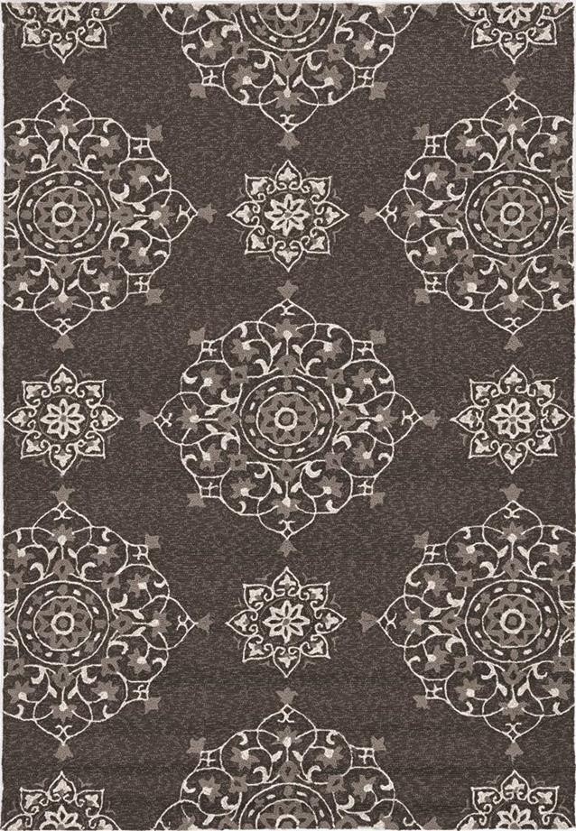 Kas Harbor 4207 Charcoal Courtyard Area Rug