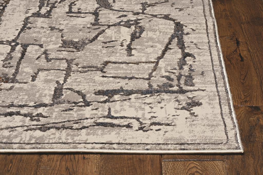 Kas Inspire 7506 Grey Expressions Area Rug Corner