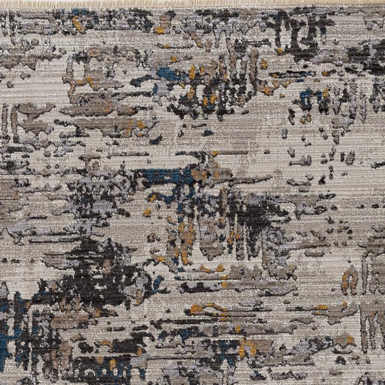Kas Karina 8252 Grey Landscape Area Rug Close Up