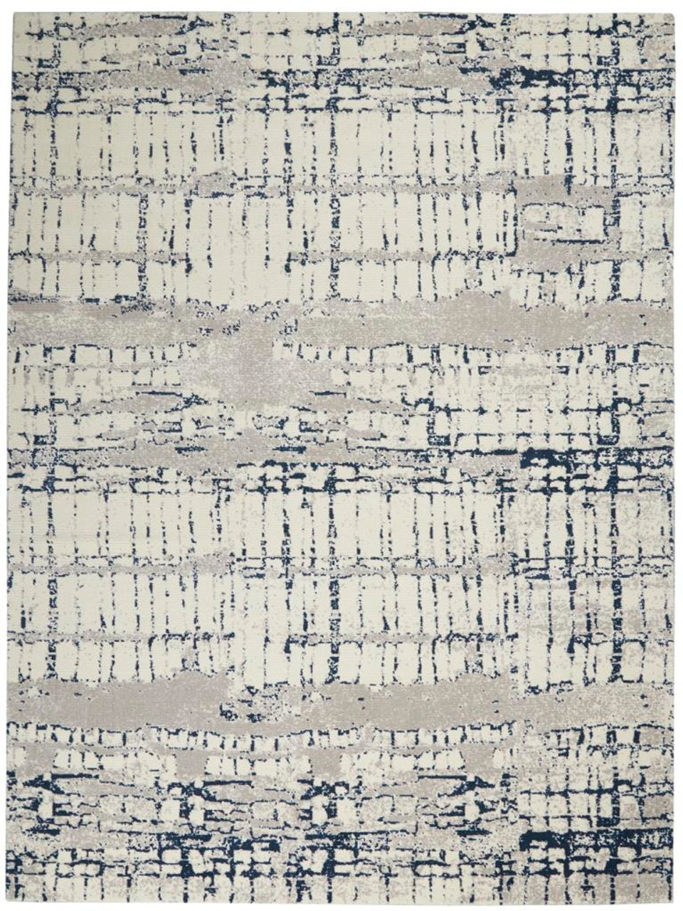 Nourison Twilight TWI10 Ivory Navy Area Rug