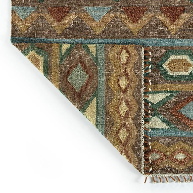 Kaleen Alejandra ALJ97-49 Brown Area Rug Backing