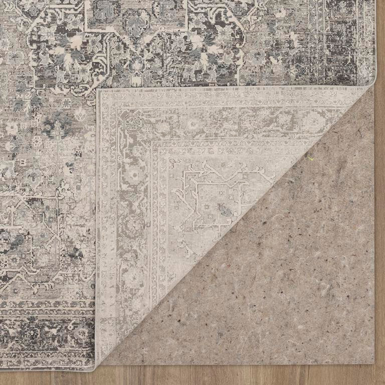 Karastan Tryst RG078-131 Verona Grey Area Rug Backing