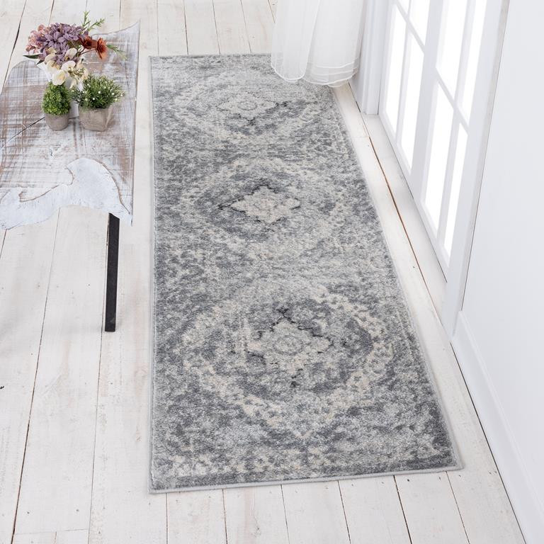Tayse Diamond Britney DIA1300 Gray Area Rug - Carpetmart.com - Carpet ...