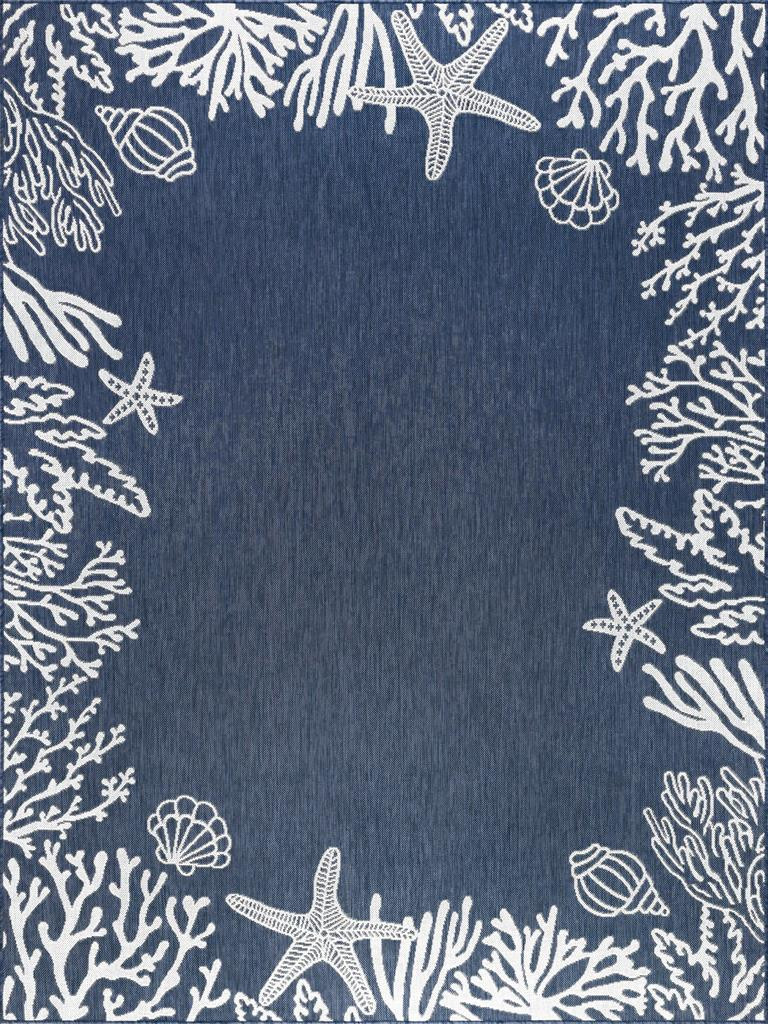 Tayse Eco Biscayne ECO1505 Navy Area Rug - Carpetmart.com - Carpet