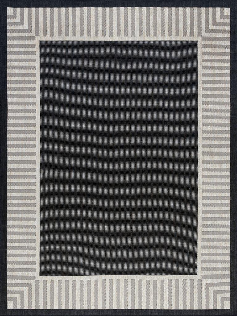 Tayse Eco Elgin ECO1100 Black Area Rug