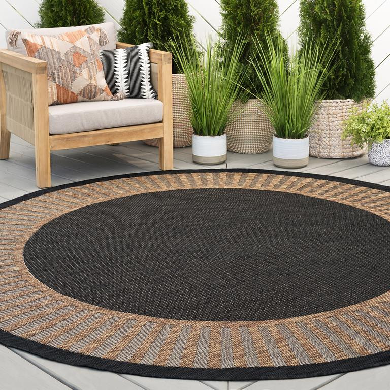 Tayse Eco Elgin ECO1101 Black Area Rug - Carpetmart.com - Carpet