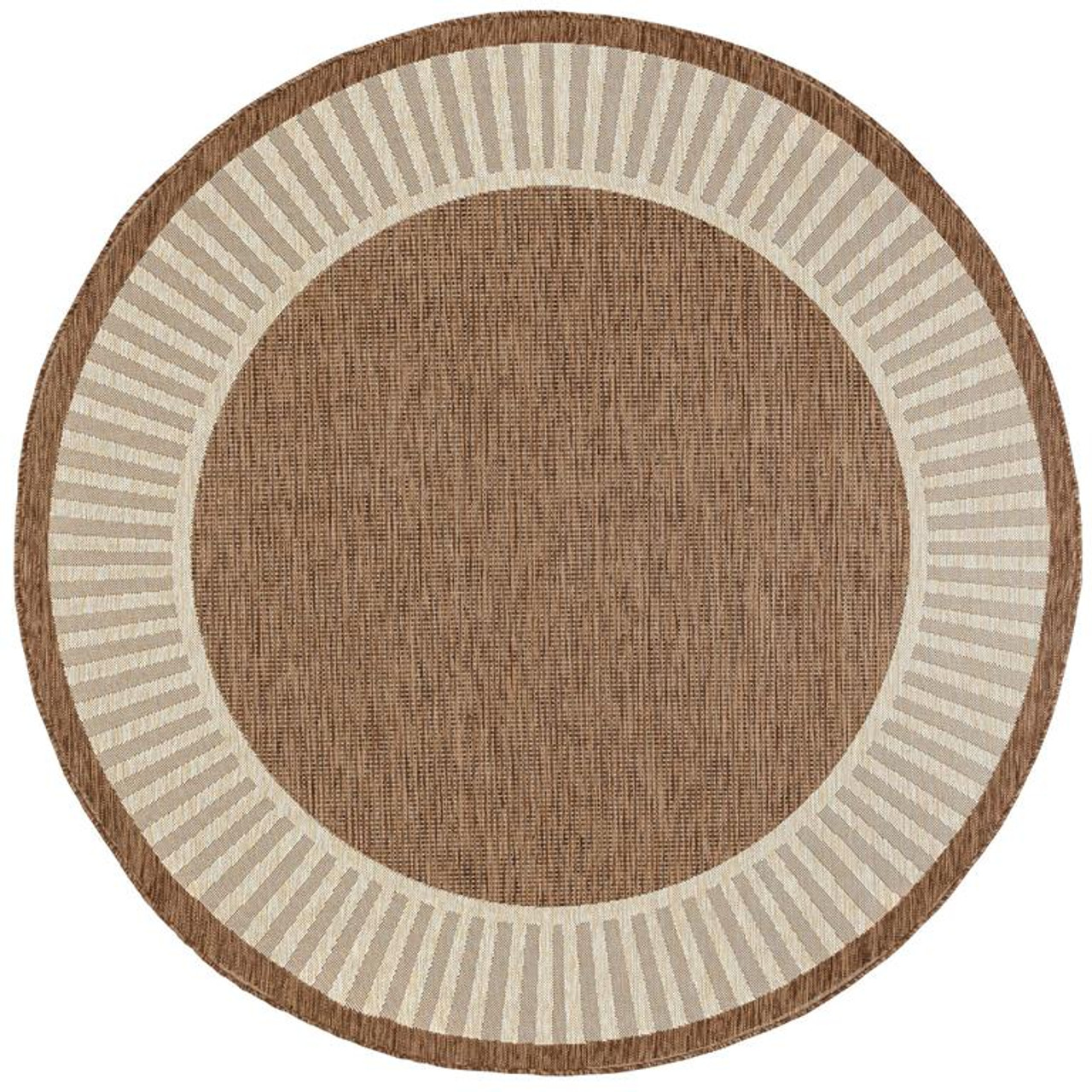 Tayse Eco Elgin ECO1103 Gold Round Area Rug