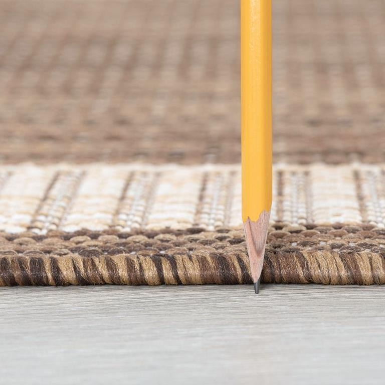 Tayse Eco Giovanna ECO1003 Gold Area Rug Pile