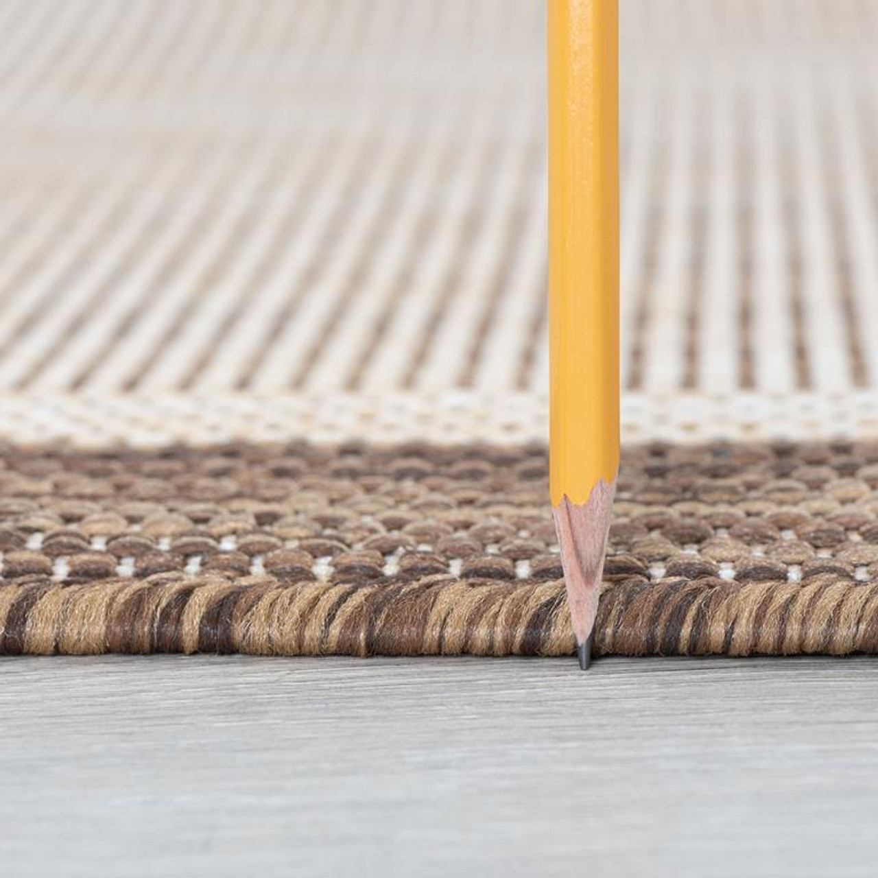 Tayse Eco Shaila ECO1303 Gold Area Rug Pile