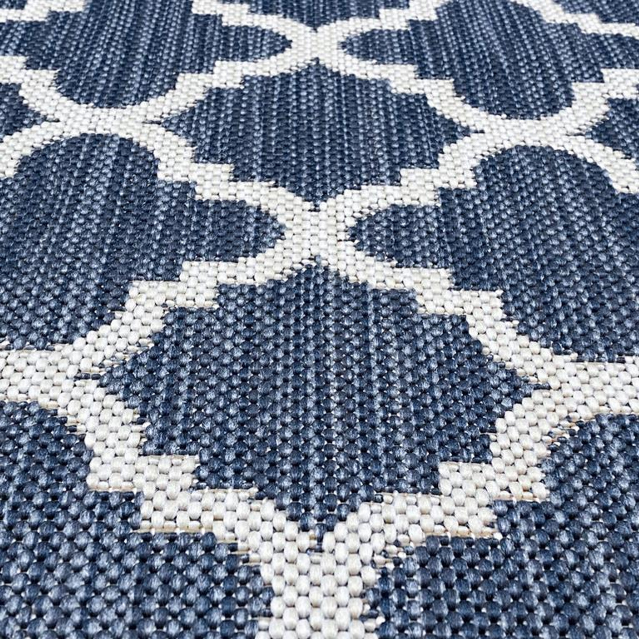Tayse Eco Shaila ECO1305 Navy Area Rug Swatch