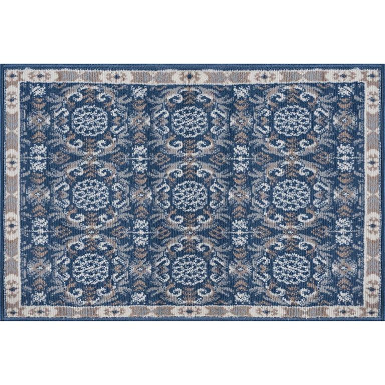 Tayse Hampton Izel HMP3807 Navy Area Rug