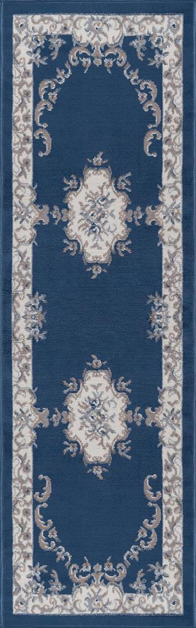 Tayse Hampton Jolie HMP3907 Navy Runner Area Rug