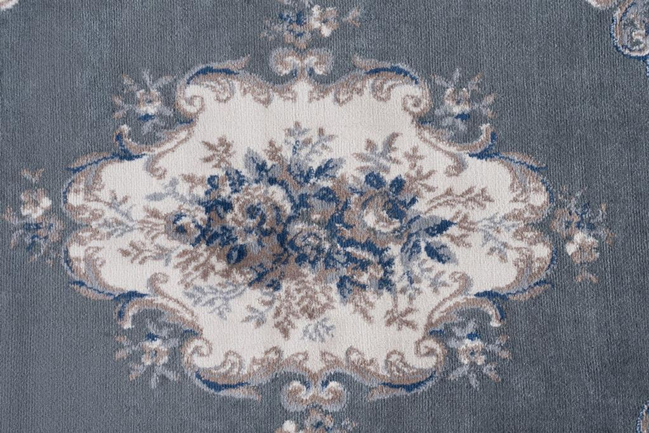 Tayse Hampton Jolie HMP3909 Gray Area Rug Swatch