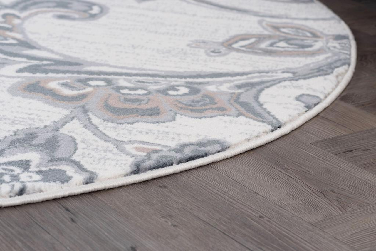 Tayse Madison Garland MDN3517 Cream Area Rug Corner 2