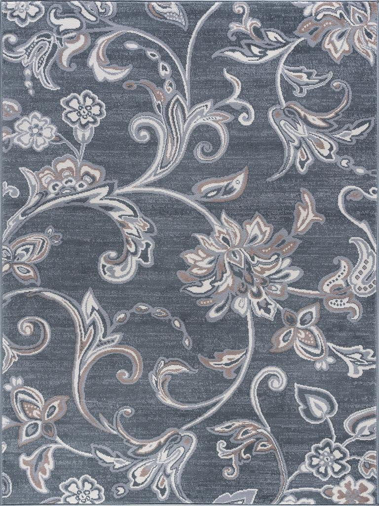 Tayse Madison Garland MDN3541 Dark Gray Area Rug - Carpetmart.com